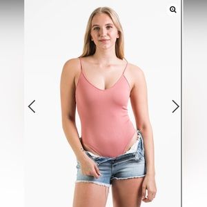 Topshop Pink Bodysuit